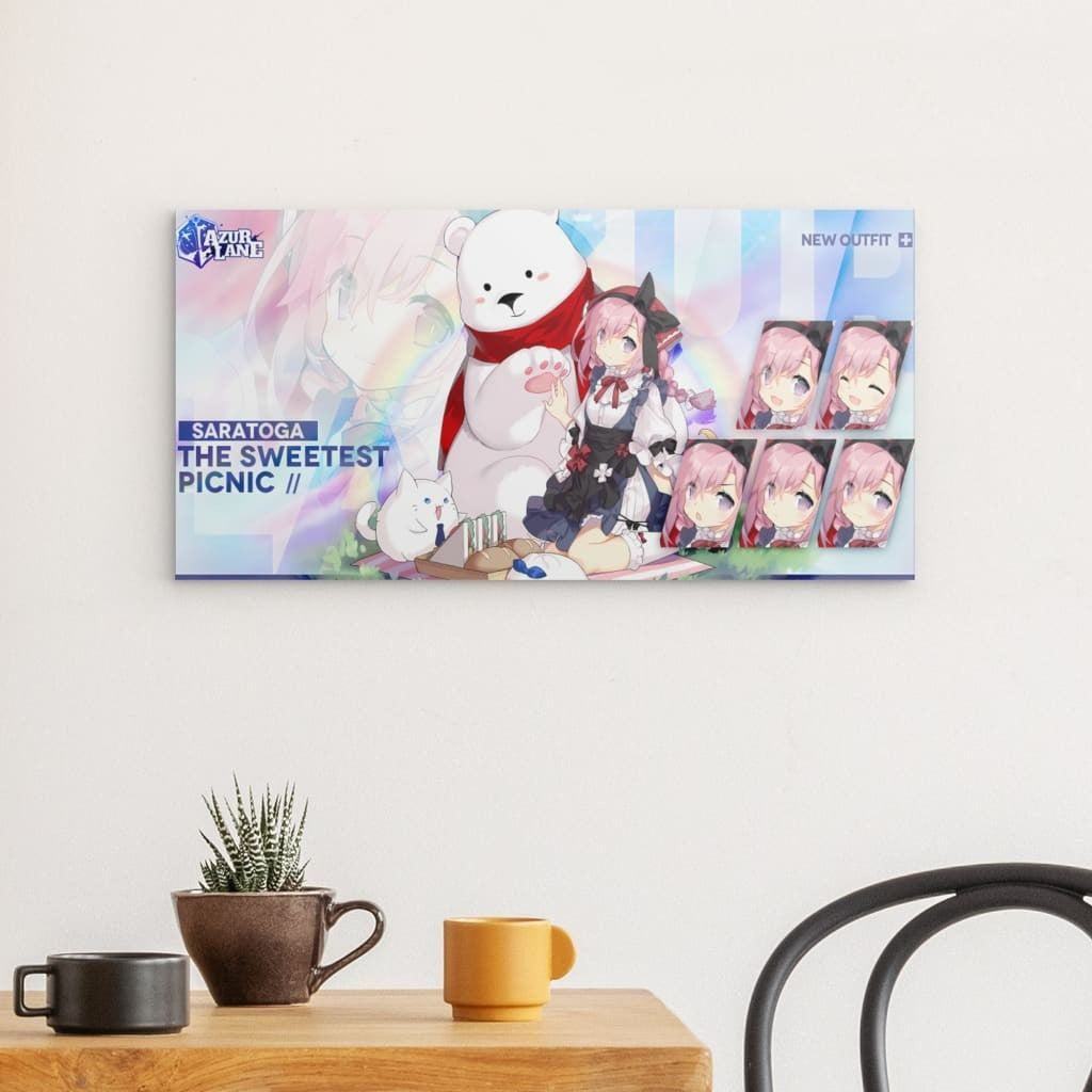 Azur Lane Poster - Sweetest Picnic Saratoga Poster 29.99 Azur, Lane, Metal, Picnic, Saratoga, Sweetest, Wallpaper JLR Design