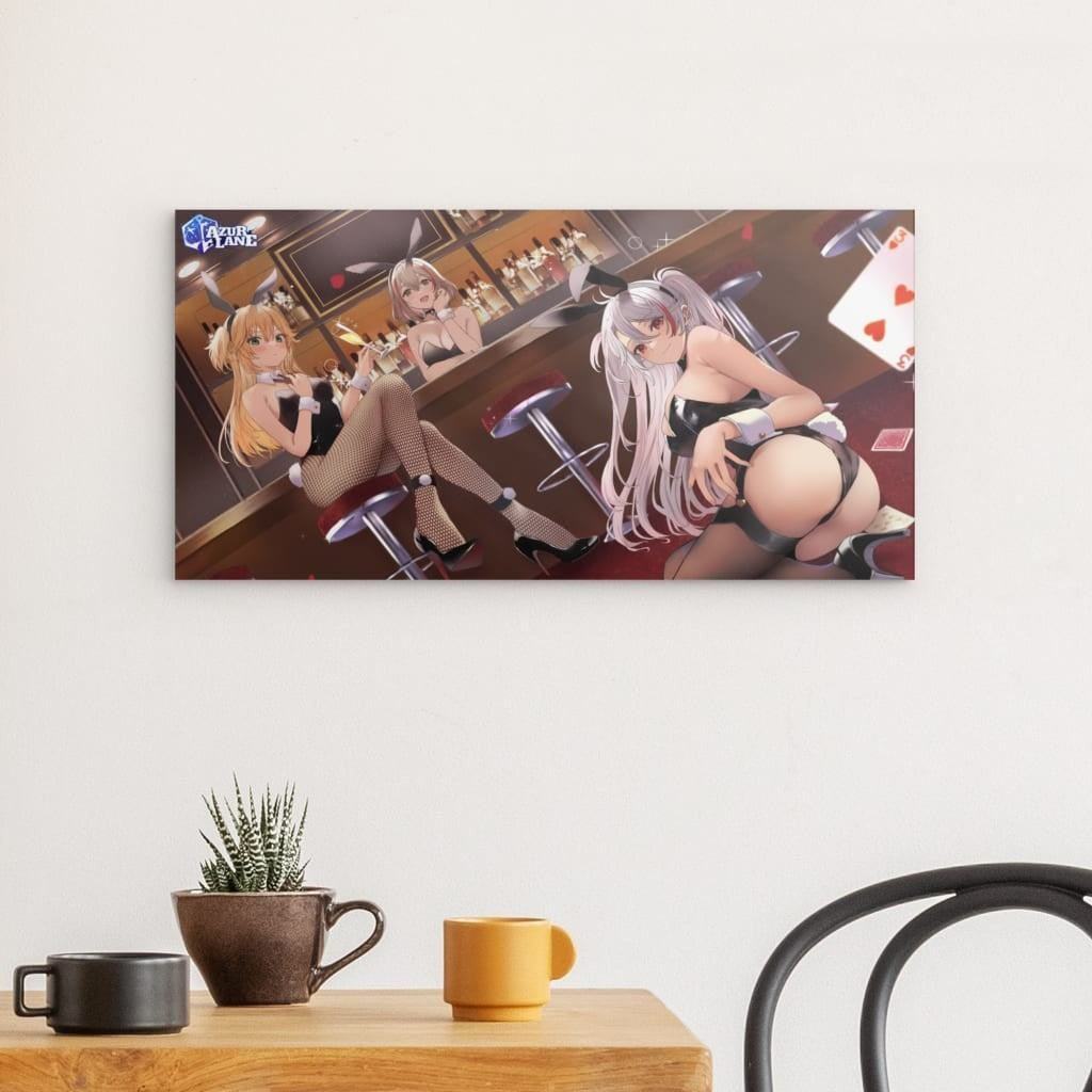 Azur Lane Poster - Three of a Kind Poster 29.99 Azur, kind, Lane, Metal, poker, three, Wallpaper JLR Design