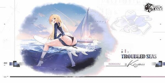 Azur Lane Poster - Troubled Seas Kongou Metal Print JLR Design