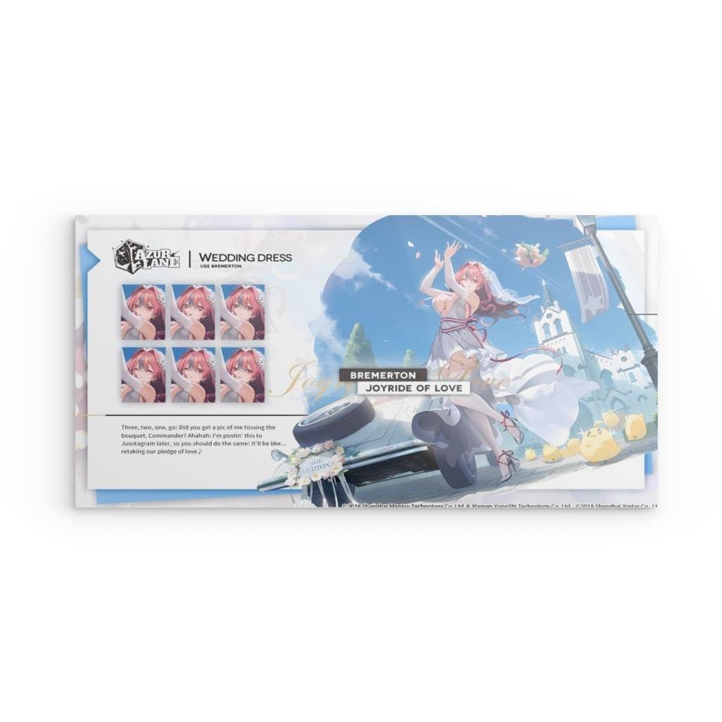Azur Lane Poster - Wedding Dress Bremerton Poster JLR Design