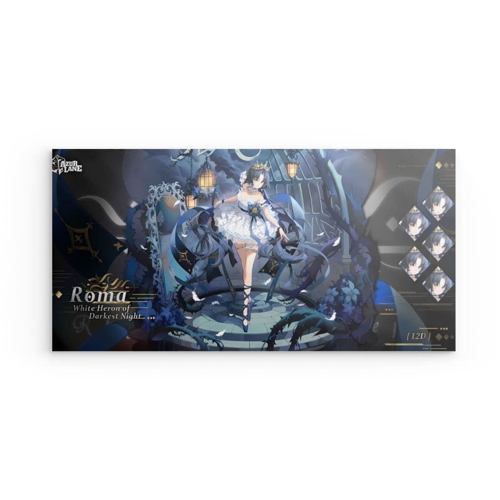 Azur Lane Poster - White Heron Roma Poster 29.99 Azur, Heron, Lane, Metal, Roma, Wallpaper, White JLR Design