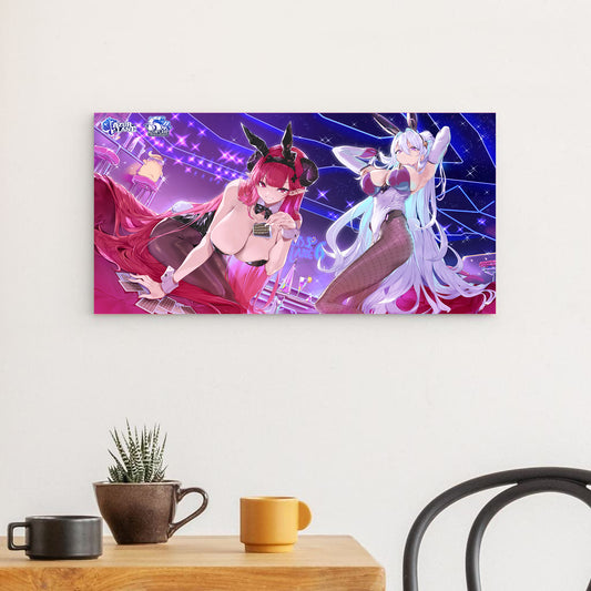 Azur Lane Wanddekoration - 6rth Anniversary Two Bunny's in the Casino Poster JLR Design