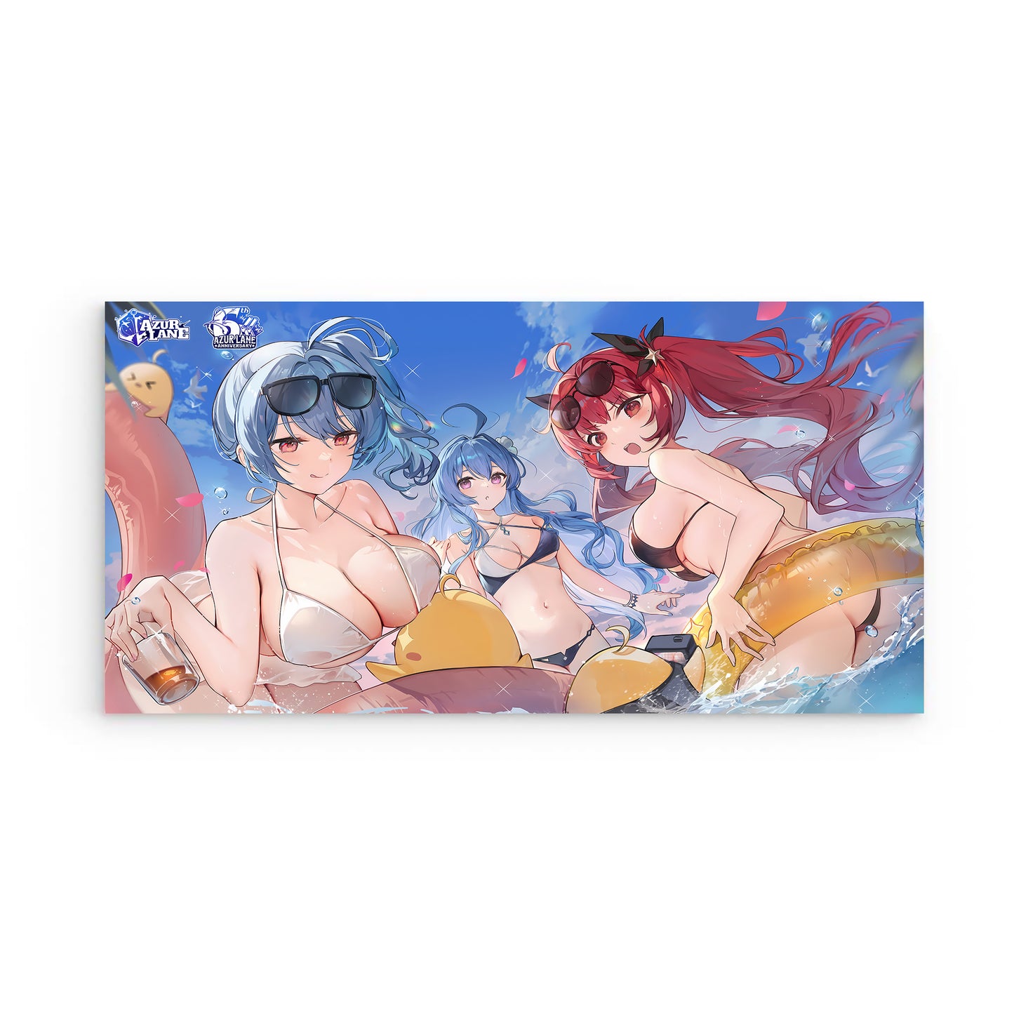 Azur Lane Wanddekoration - 6th Anniversary Splish Splash Poster 29.99 Azur, Lane, Poster, Splash, Splish JLR Design