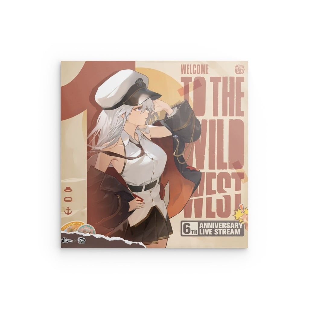 Azur Lane Wanddekoration - 6th Anniversary Welcome to the Wild West Enterprise Metal Print JLR Design