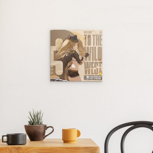 Azur Lane Wanddekoration - 6th Anniversary Welcome to the Wild West Metal Print JLR Design