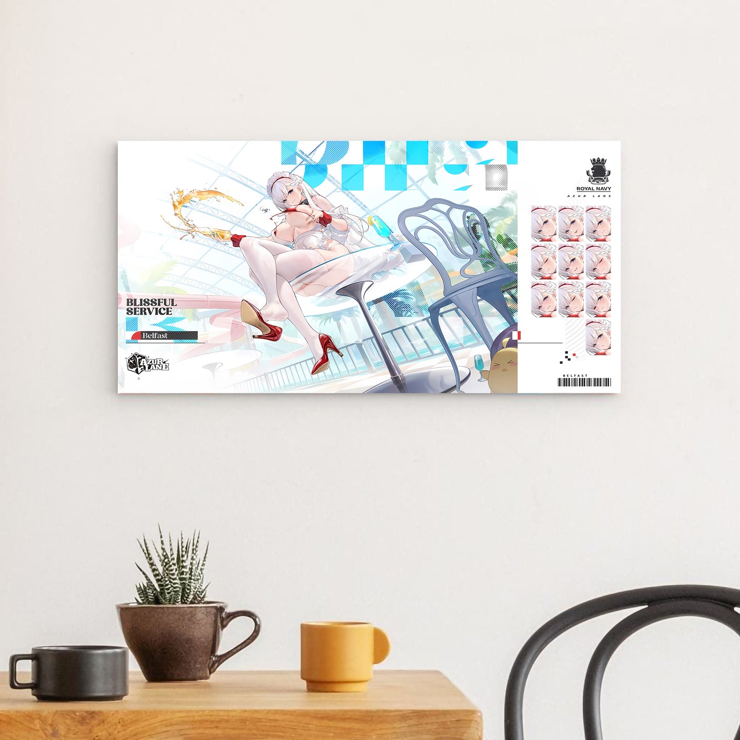 Azur Lane Wanddekoration - Belfast Blissful Service Poster 29.99 Azur, Belfast, Lane, Poster, Service JLR Design