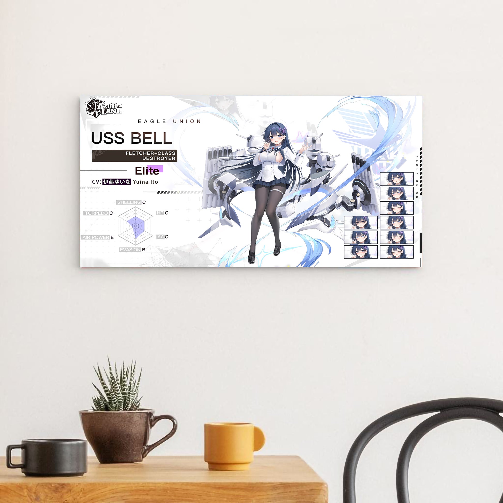 Azur Lane Wanddekoration - Charakter Eagle Union USS Bell Poster 29.99 Azur, Bell, Eagle, Lane, Poster, Union JLR Design