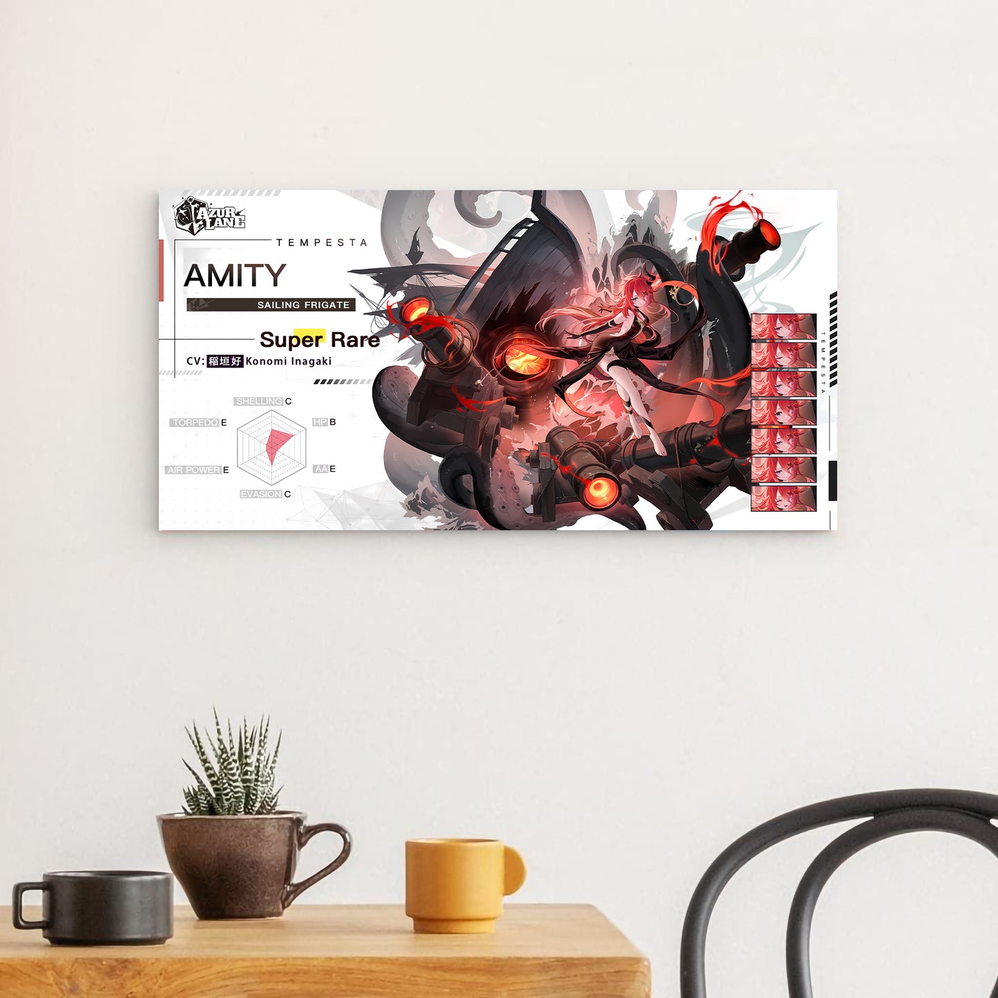 Azur Lane Wanddekoration - Charakter Tempesta Amity Poster 29.99 Amity, Azur, Lane, Poster, Tempesta JLR Design