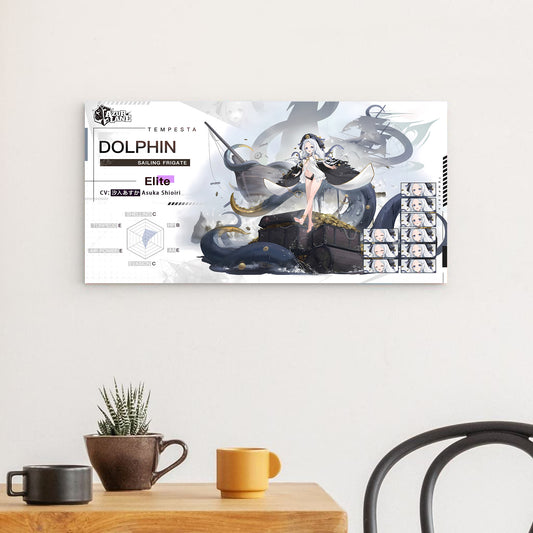 Azur Lane Wanddekoration - Charakter Tempesta Dolphin Poster JLR Design