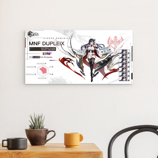 Azur Lane Wanddekoration - Charakter Vichya Dominion MNF Dupleix Poster JLR Design
