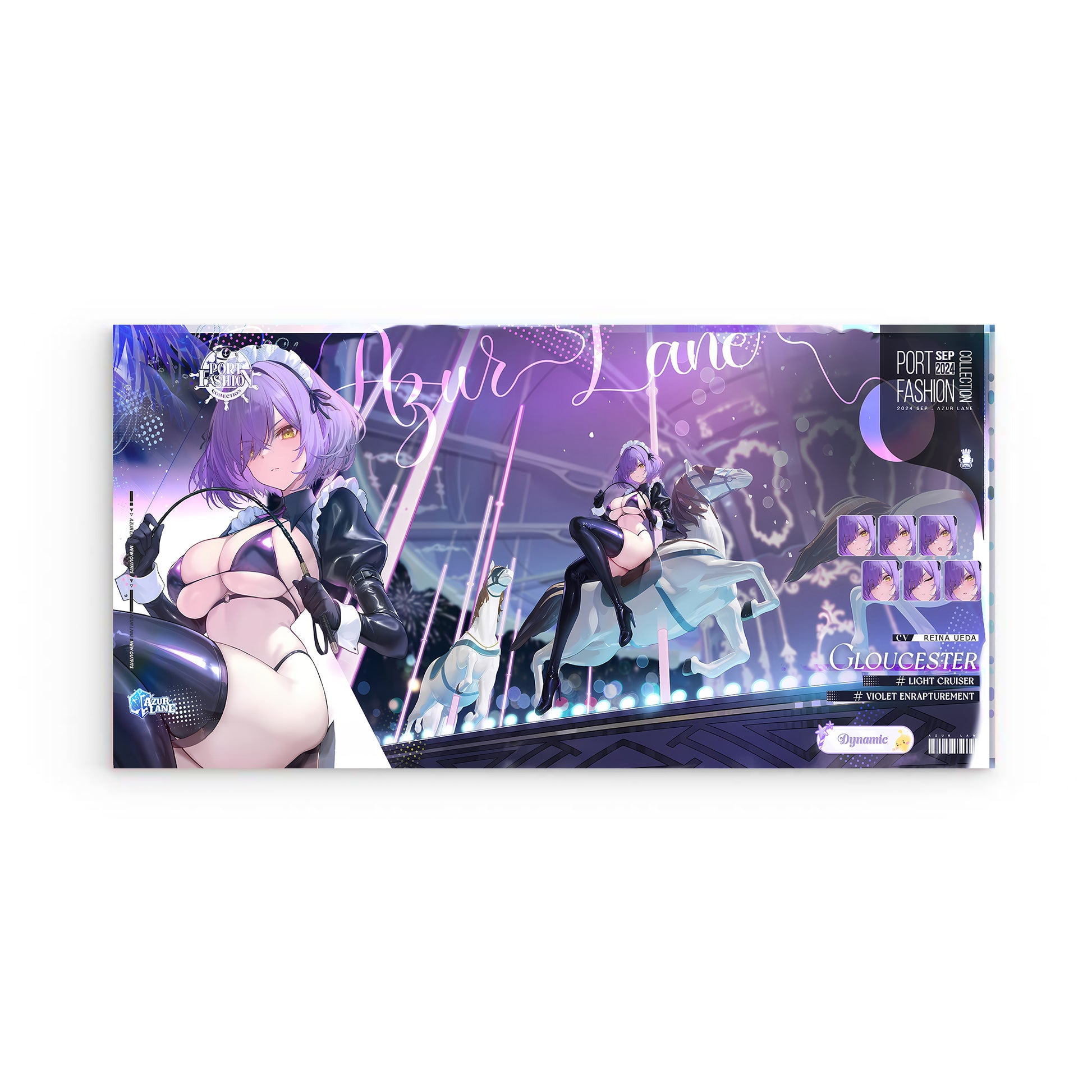 Azur Lane Wanddekoration - Port Fashion Cloucester Violet Enrapturement Poster 29.99 Azur, Cloucester, Fashion, Lane, Port, Poster, Violet JLR Design