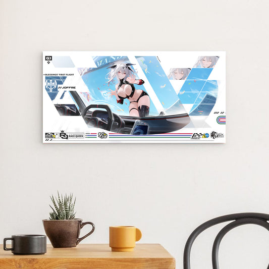 Azur Lane Wanddekoration - Race Queen Joffre Blessings First Flight Poster 29.99 Azur, Joffre, Lane, Poster, Queen, Race JLR Design