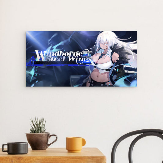 Azur Lane Wanddekoration - Windborne Steel Wings Enterprise Poster JLR Design