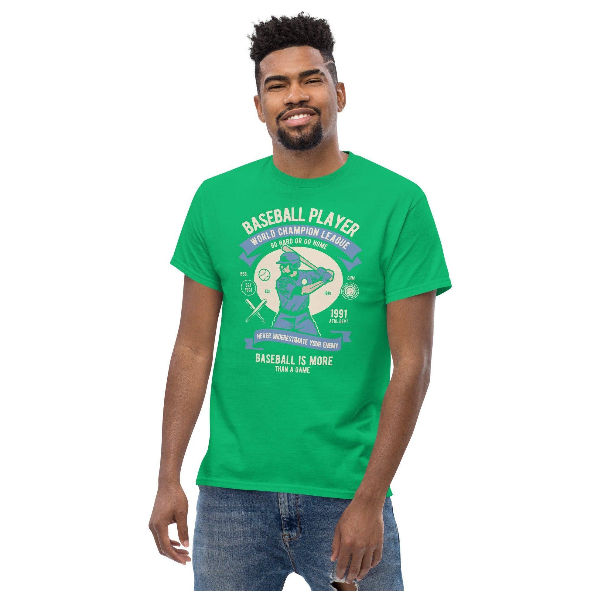 baseball-player-herren-t-shirt-t-shirt-jlr-design-50939 - JLR Design