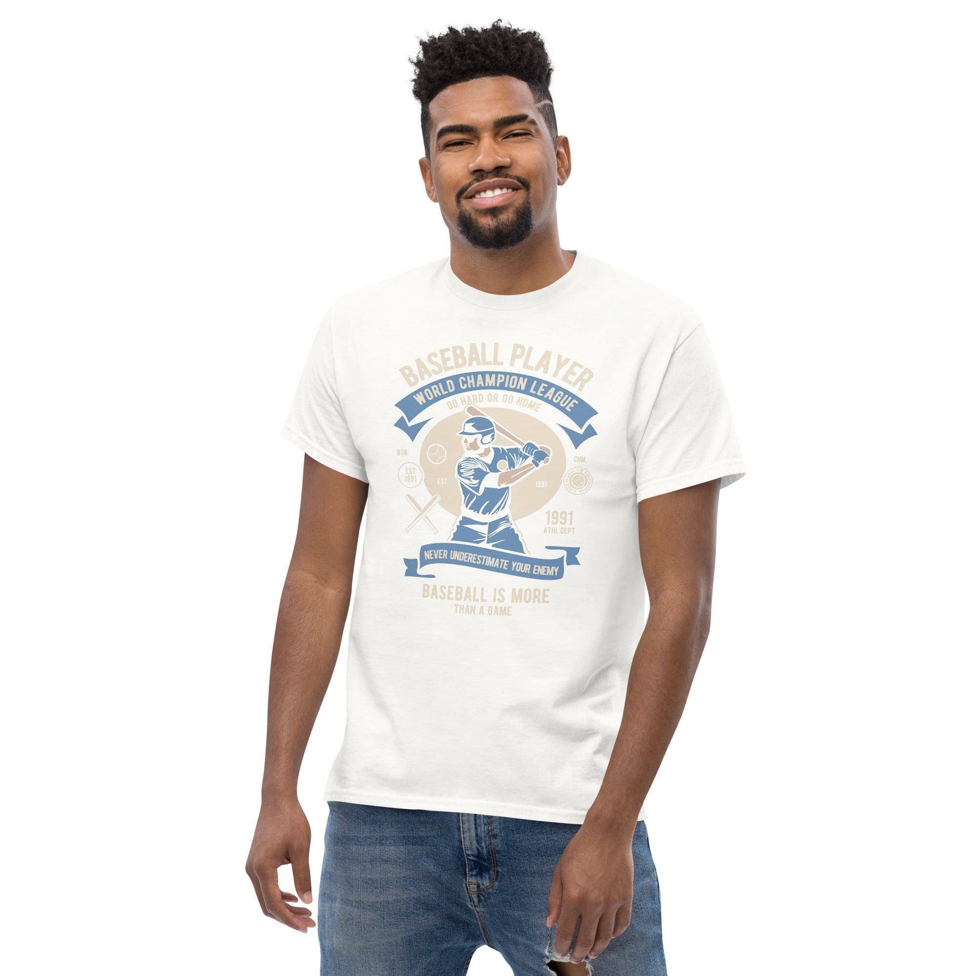 baseball-player-herren-t-shirt-t-shirt-jlr-design-20866 - JLR Design