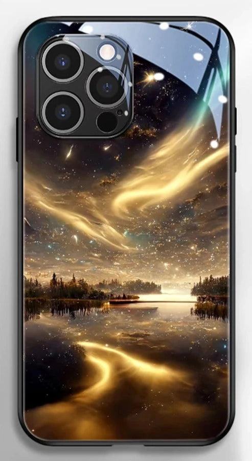 Beautiful Stars River Luminous Glass LED Hülle für Samsung Galaxy S22/S23/S4/Plus/Ultra Cover 38.99 Cover, Galaxy, Hülle, LED, River, Samsung, Stars JLR Design