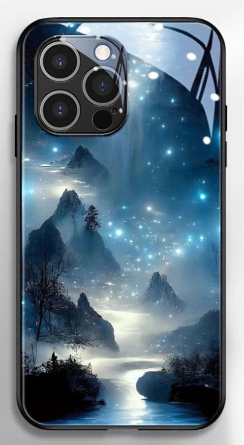 Beautiful Stars River Luminous Glass LED Hülle für Samsung Galaxy S22/S23/S4/Plus/Ultra Cover 38.99 Cover, Galaxy, Hülle, LED, River, Samsung, Stars JLR Design