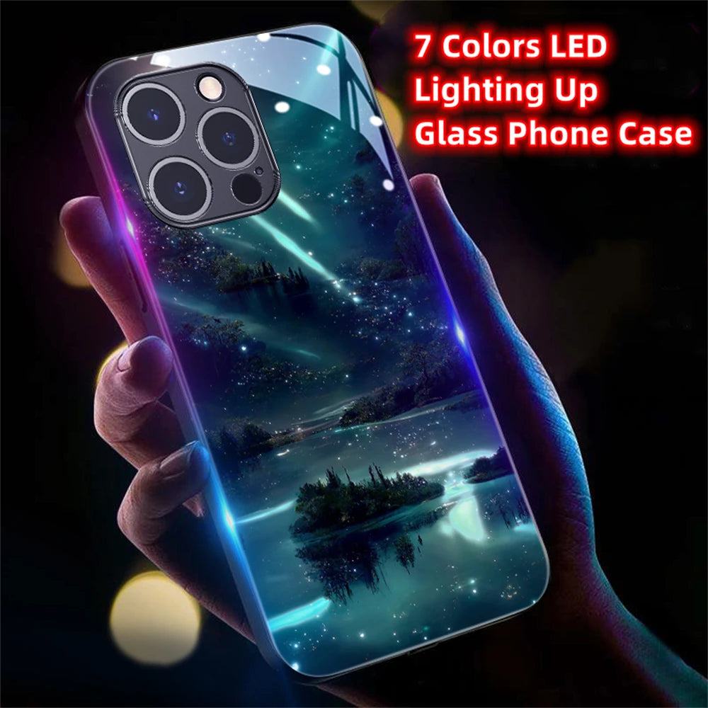 Beautiful Stars River Luminous Glass LED Hülle für Samsung Galaxy S22/S23/S4/Plus/Ultra Cover 38.99 Cover, Galaxy, Hülle, LED, River, Samsung, Stars JLR Design