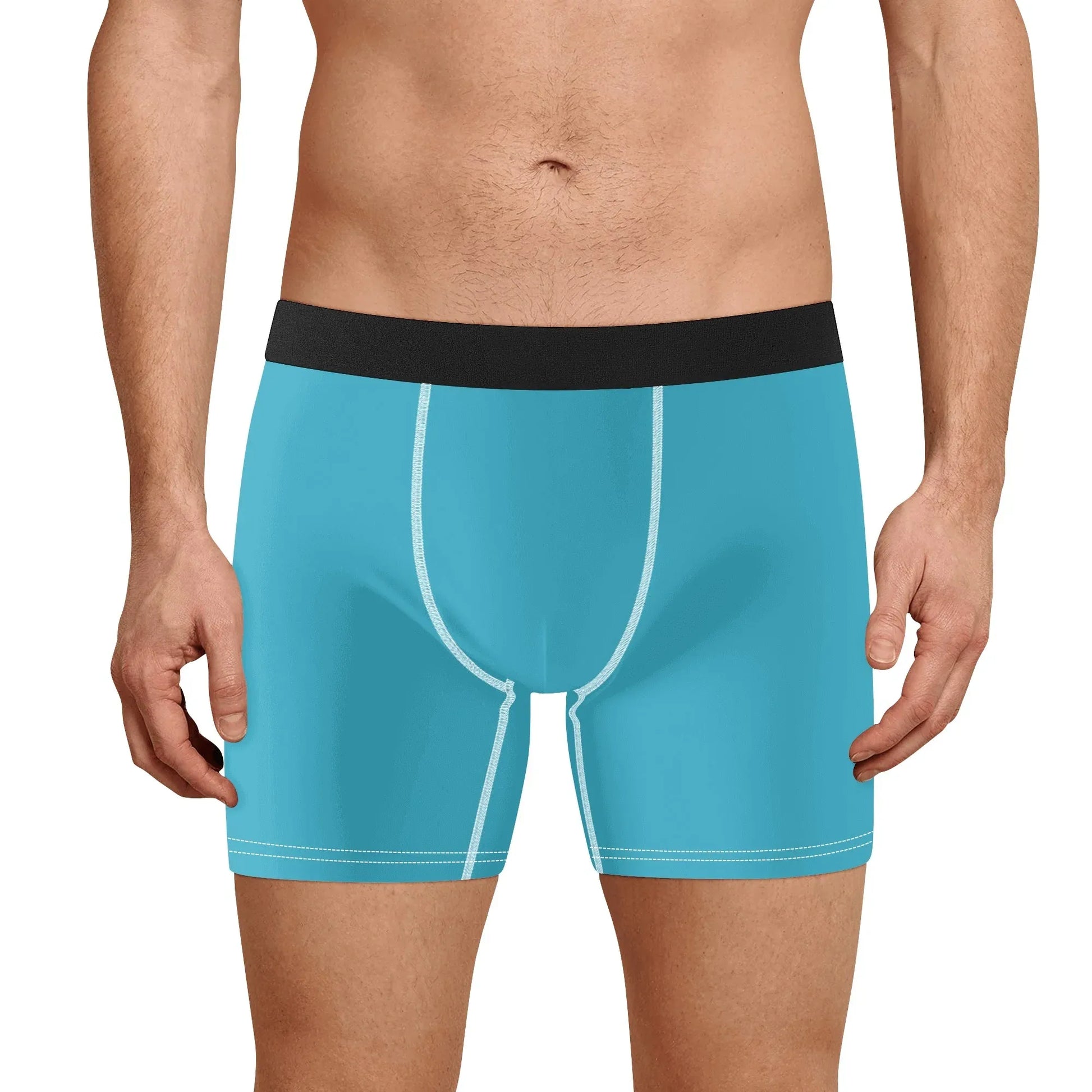 Bequeme Bright Summer Sky Stretch-Trunks für Herren Trunks JLR Design