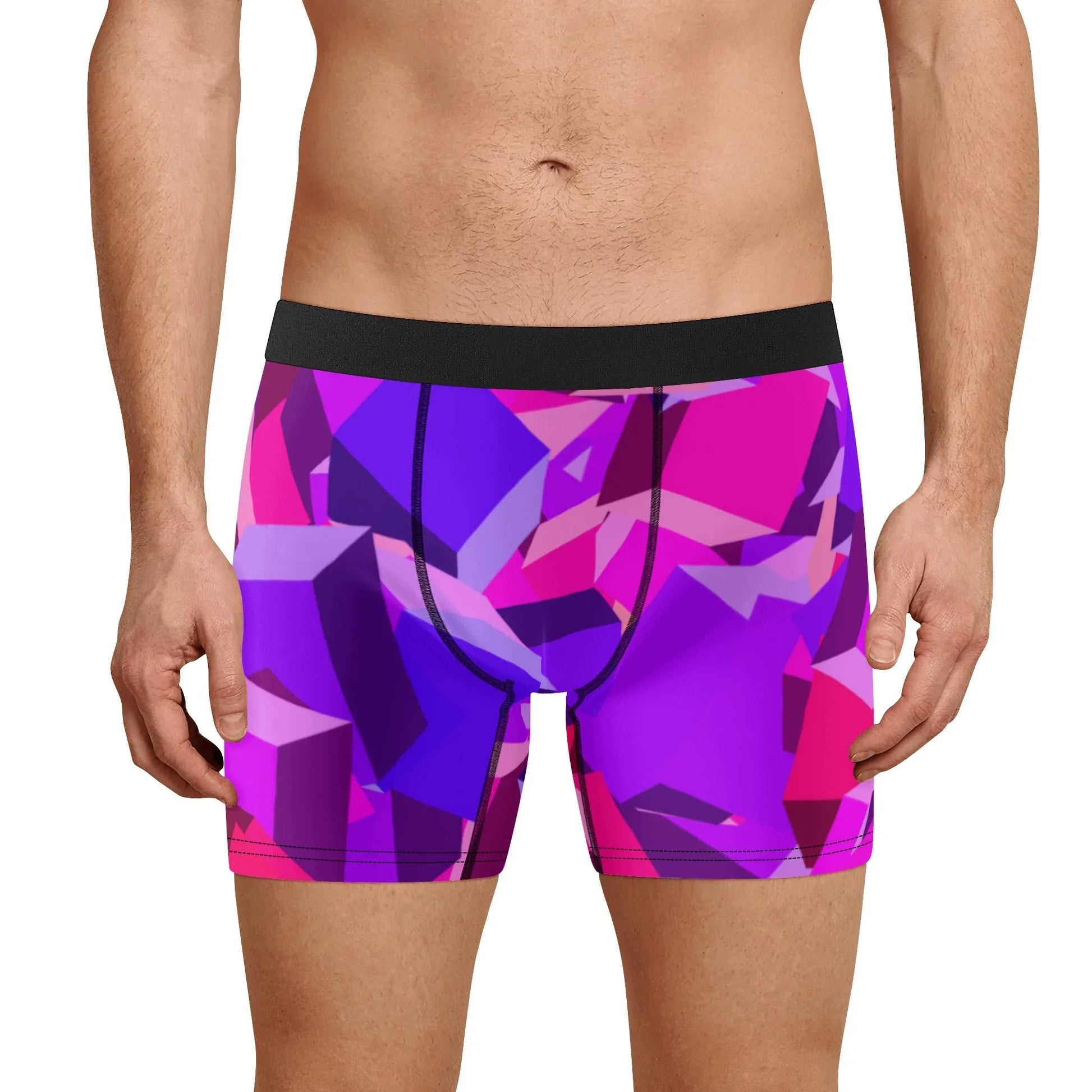 bequeme-pink-cube-stretch-trunks-fur-herren-trunks-jlr-design-53607 - JLR Design