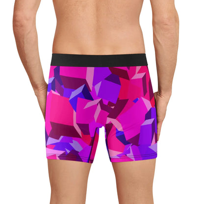 bequeme-pink-cube-stretch-trunks-fur-herren-trunks-jlr-design-63452 - JLR Design