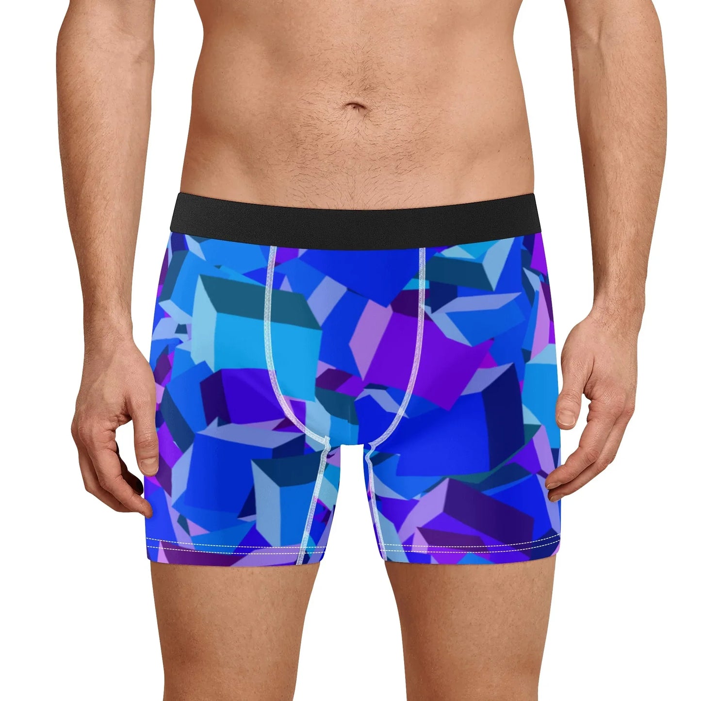 bequeme-purple-cube-stretch-trunks-fur-herren-trunks-jlr-design-33042 - JLR Design