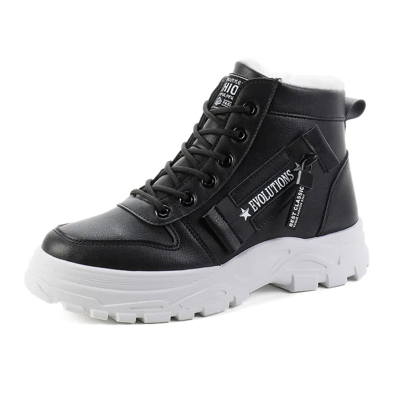 Bequeme Schnürstiefel mit Plattform Boots 84.99 Boots, Plüsch, Sneaker JLR Design