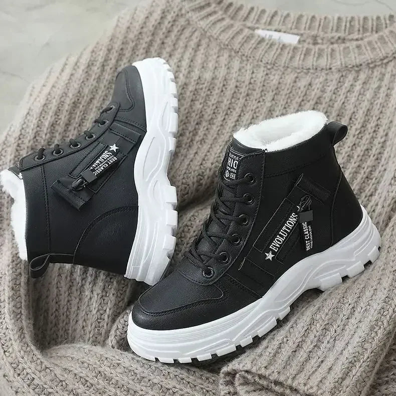 bequeme-schnurstiefel-mit-plattform-boots-jlr-design-46809 - JLR Design