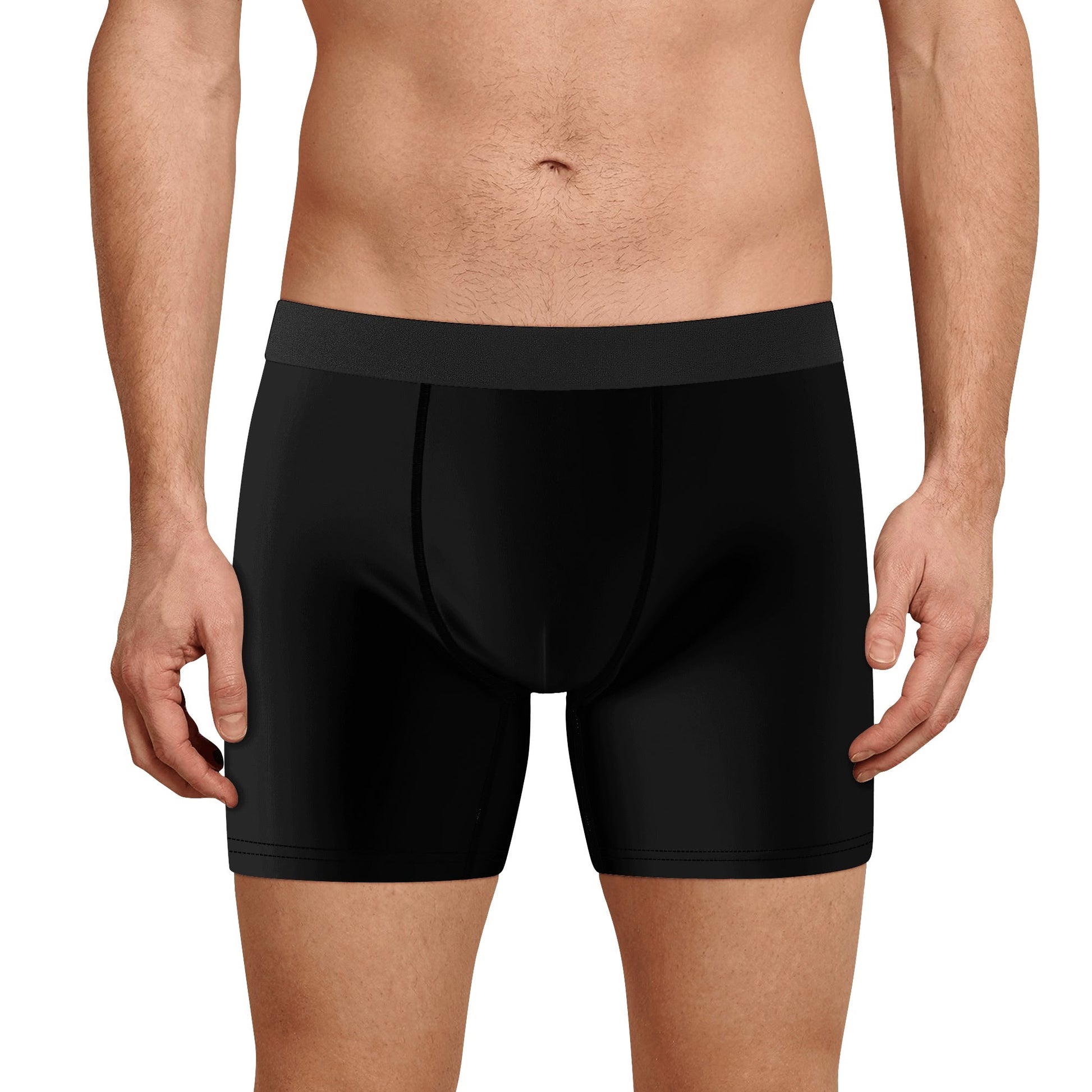 Bequeme schwarze Stretch-Trunks für Herren Trunks JLR Design