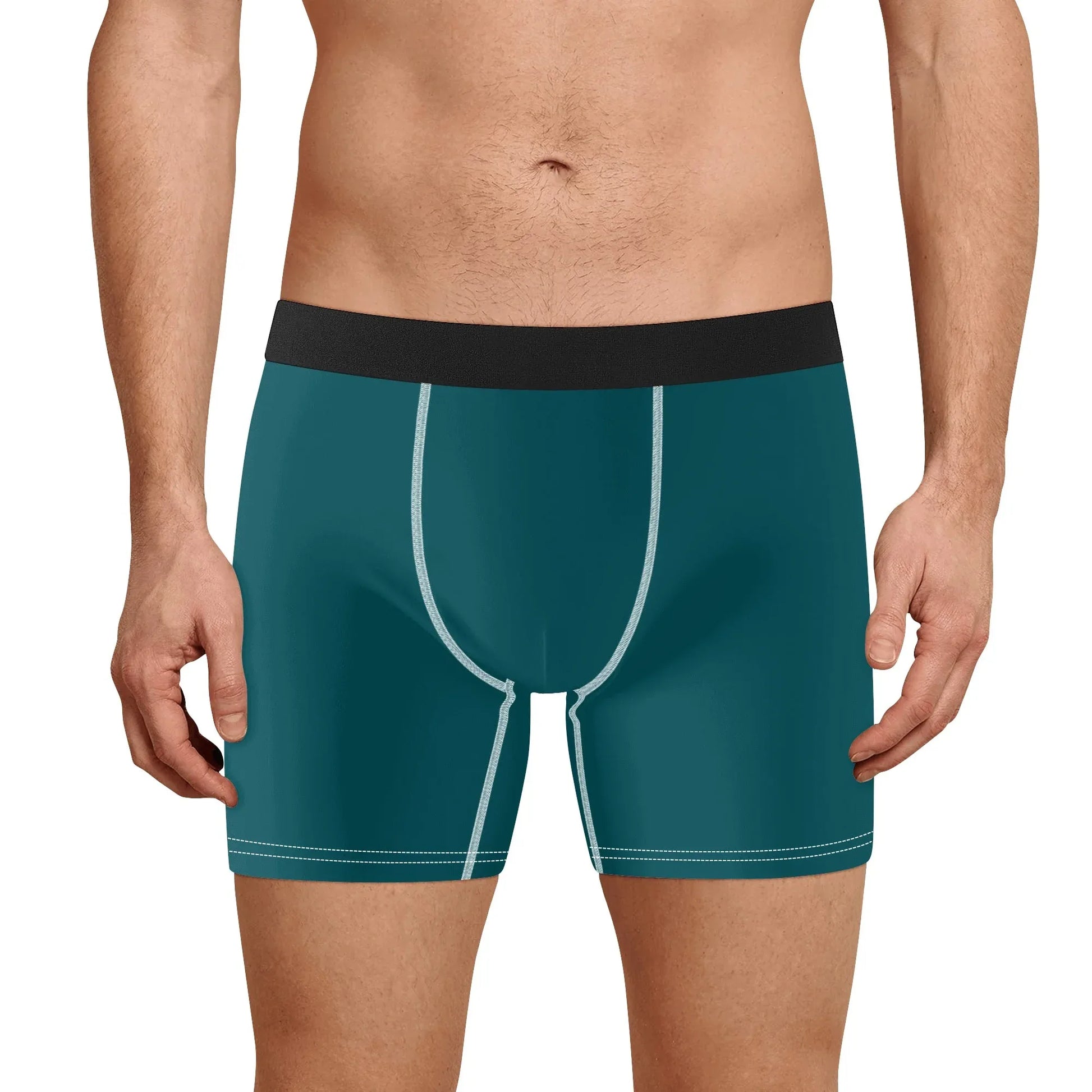Bequeme Sherpa Blue Stretch-Trunks für Herren Trunks JLR Design