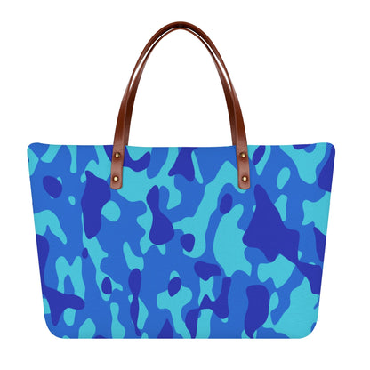 Bequeme Tragetasche - Blaues Camouflage Tragetasche JLR Design