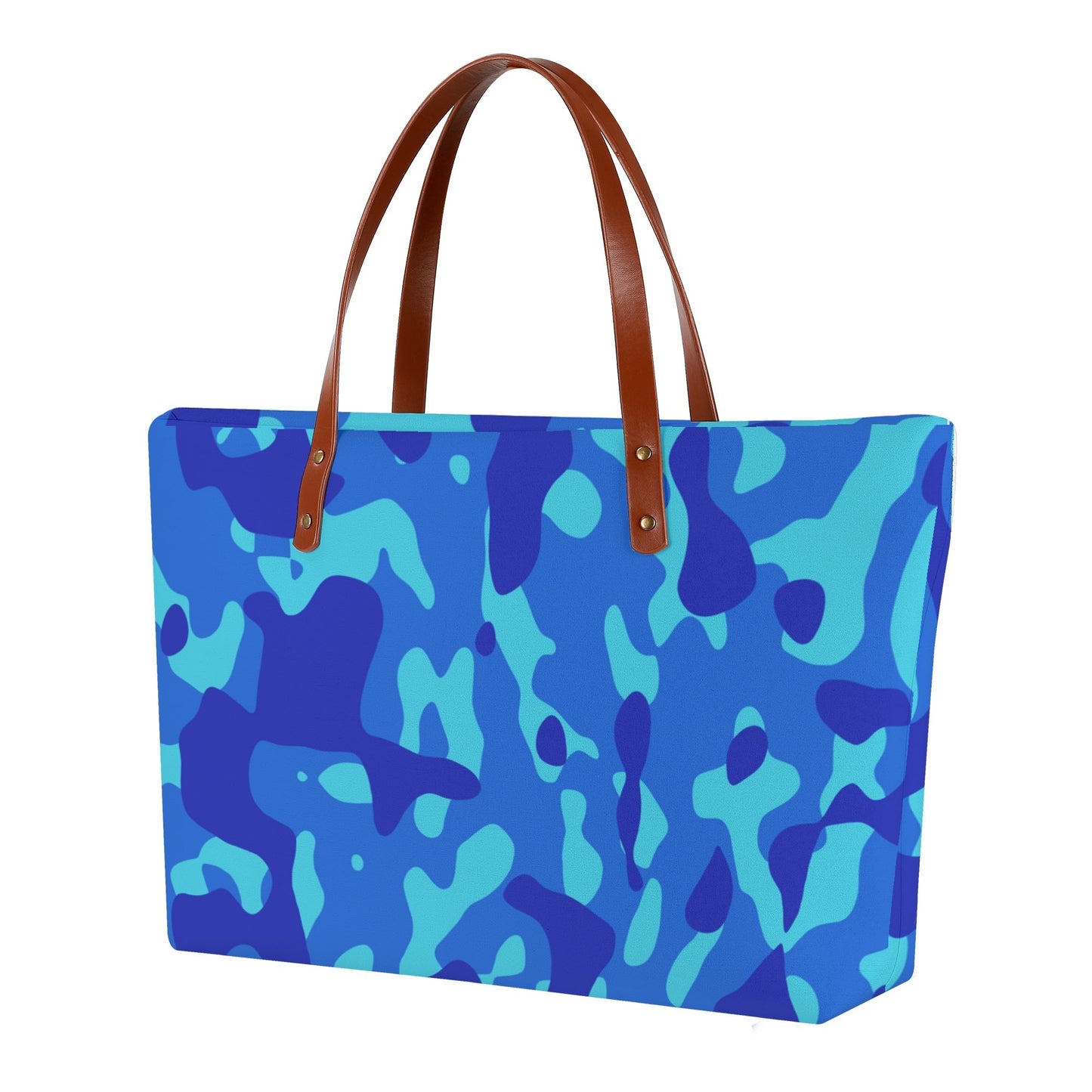 Bequeme Tragetasche - Blaues Camouflage Tragetasche JLR Design