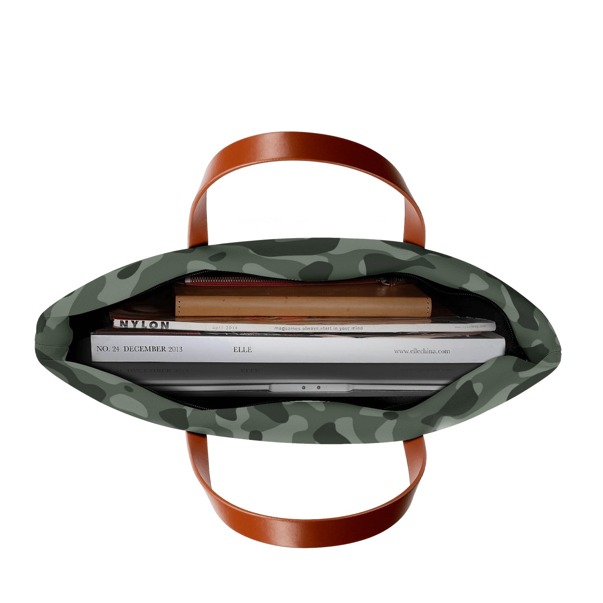 Bequeme Tragetasche - Grünes Camouflage Tragetasche JLR Design