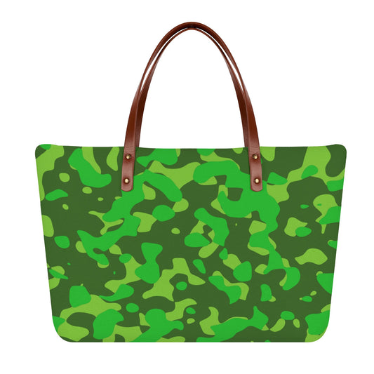 Bequeme Tragetasche - Lime Green Camouflage Tragetasche JLR Design