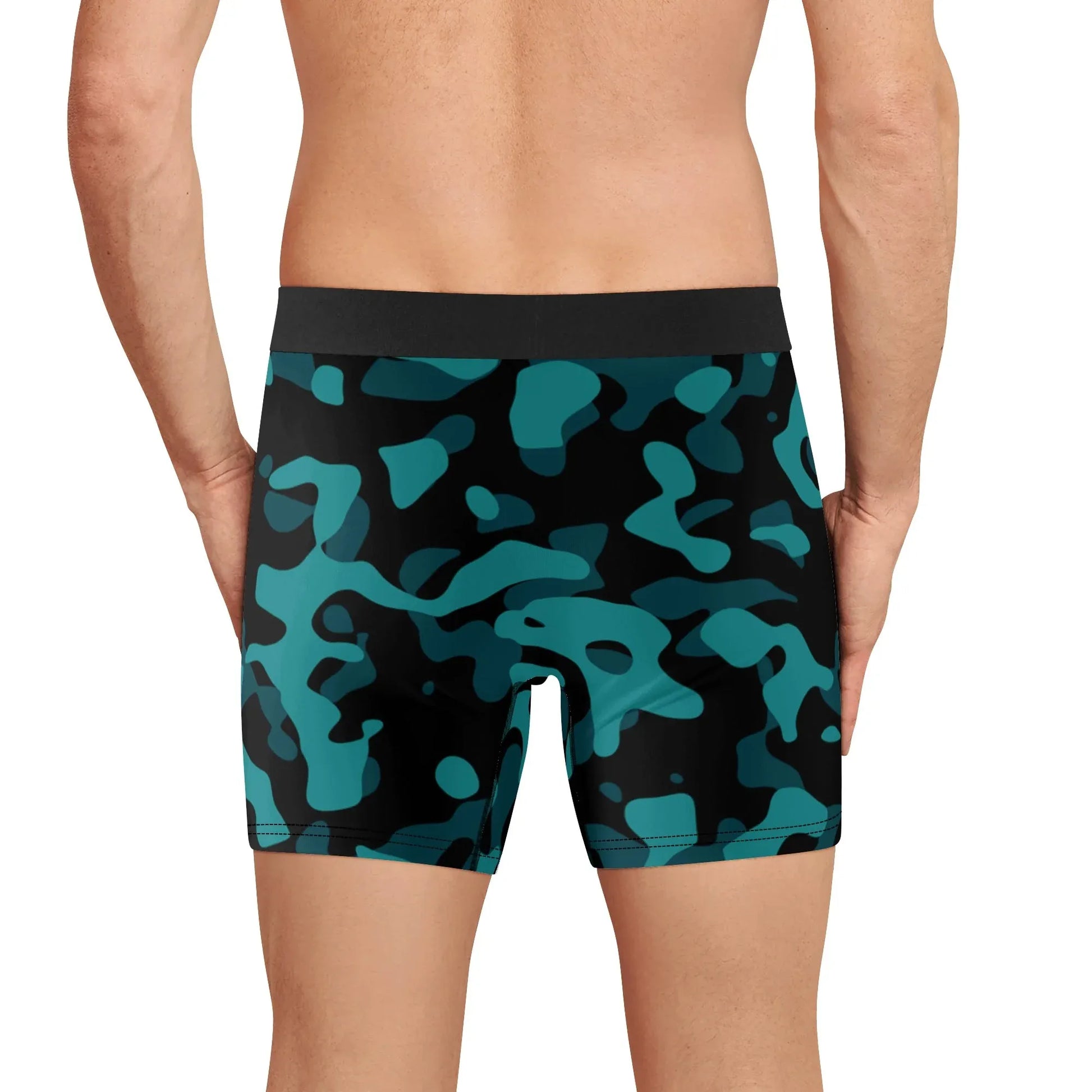 bequeme-turkis-camouflage-stretch-trunks-fur-herren-trunks-jlr-design-87407 - JLR Design