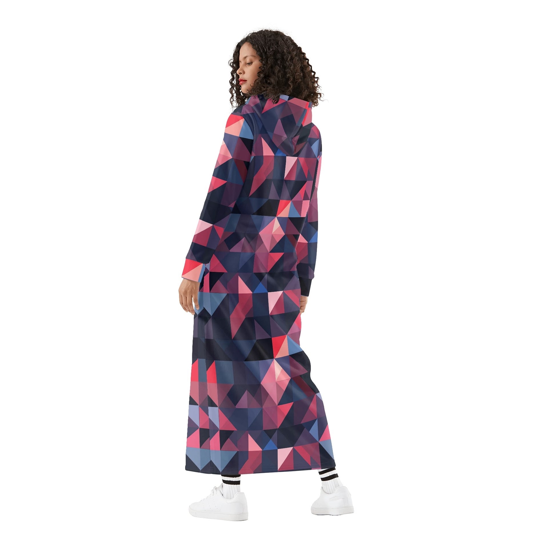 Bequemes leichtes Hoodie Kleid Triangle v1 Hoodiekleid JLR Design