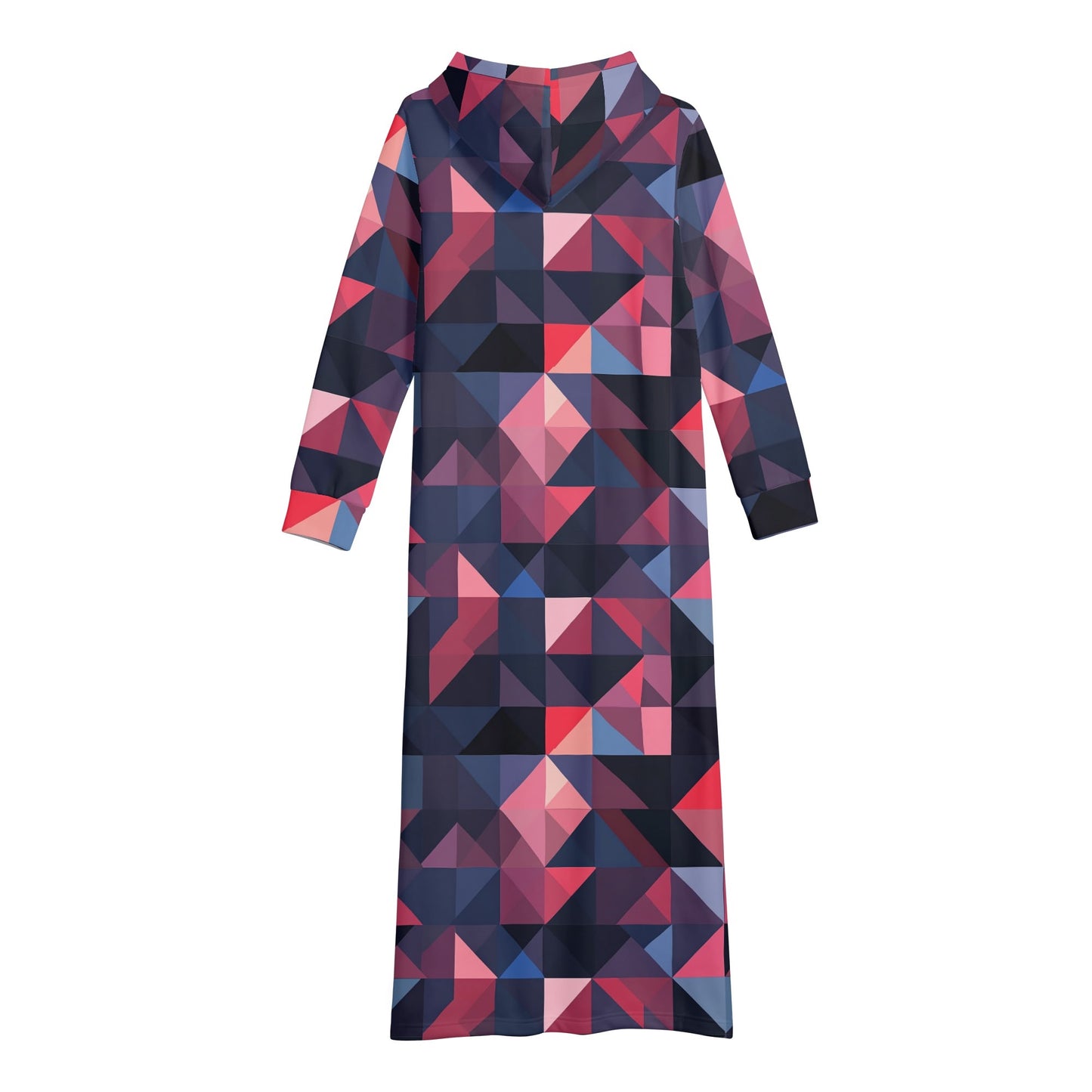 Bequemes leichtes Hoodie Kleid Triangle v1 Hoodiekleid JLR Design