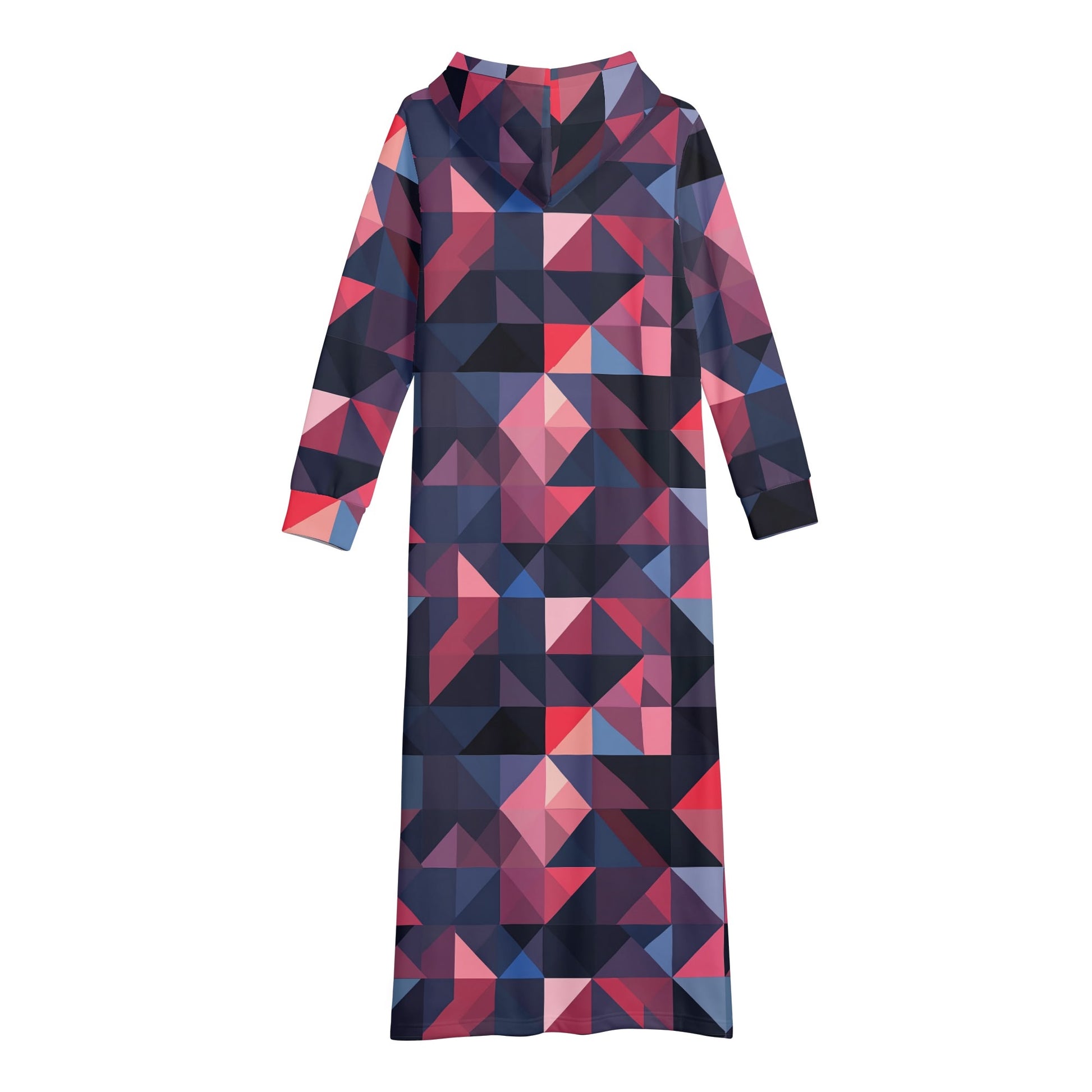 Bequemes leichtes Hoodie Kleid Triangle v1 Hoodiekleid JLR Design