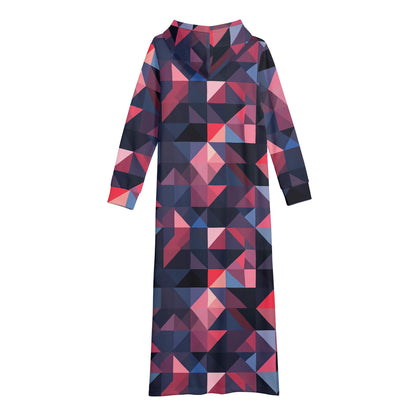 Bequemes leichtes Hoodie Kleid Triangle v1 Hoodiekleid JLR Design