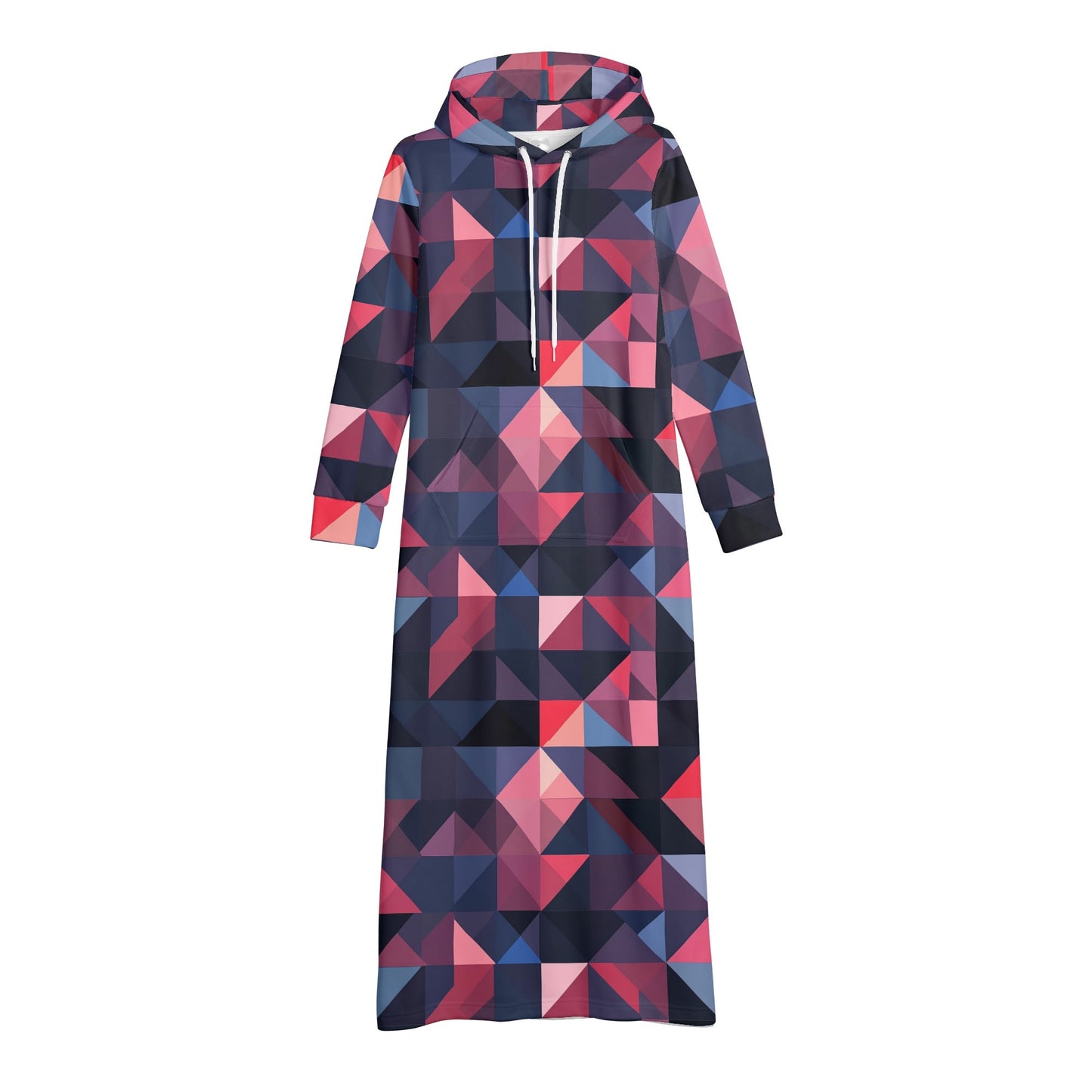 Bequemes leichtes Hoodie Kleid Triangle v1 Hoodiekleid JLR Design