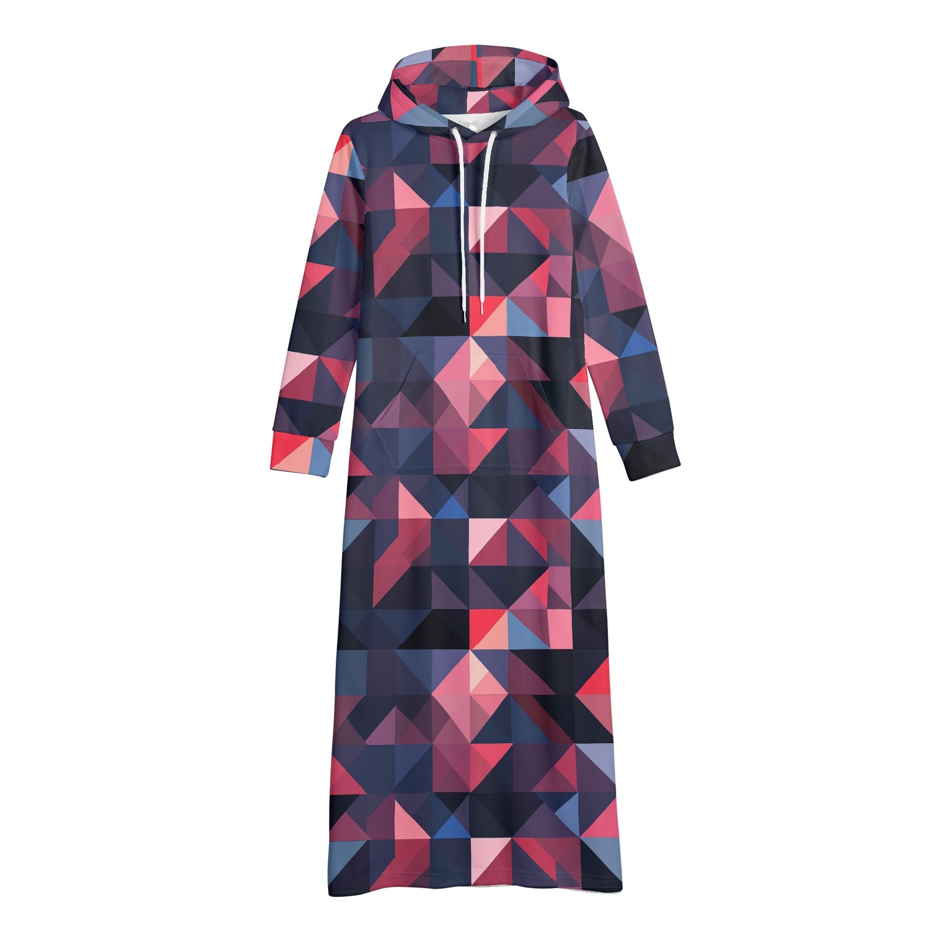 Bequemes leichtes Hoodie Kleid Triangle v1 Hoodiekleid JLR Design