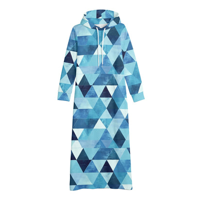 Bequemes leichtes Hoodie Kleid Triangle v2 Hoodiekleid JLR Design