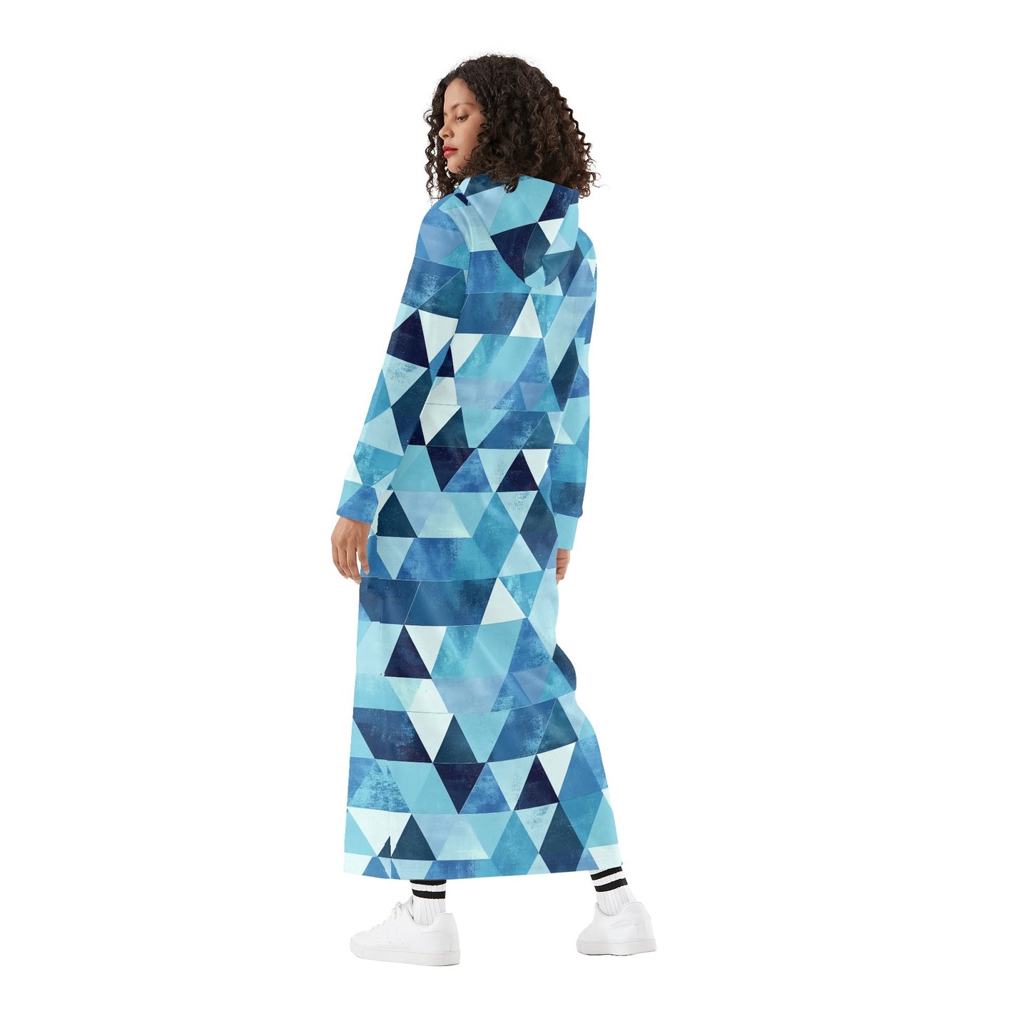 Bequemes leichtes Hoodie Kleid Triangle v2 Hoodiekleid JLR Design