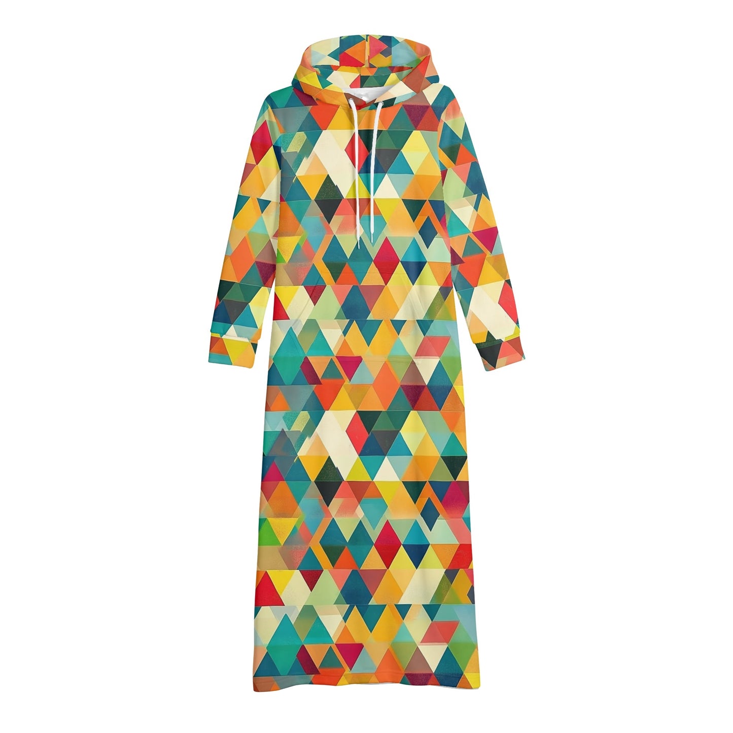 Bequemes leichtes Hoodie Kleid Triangle v5 Hoodiekleid JLR Design