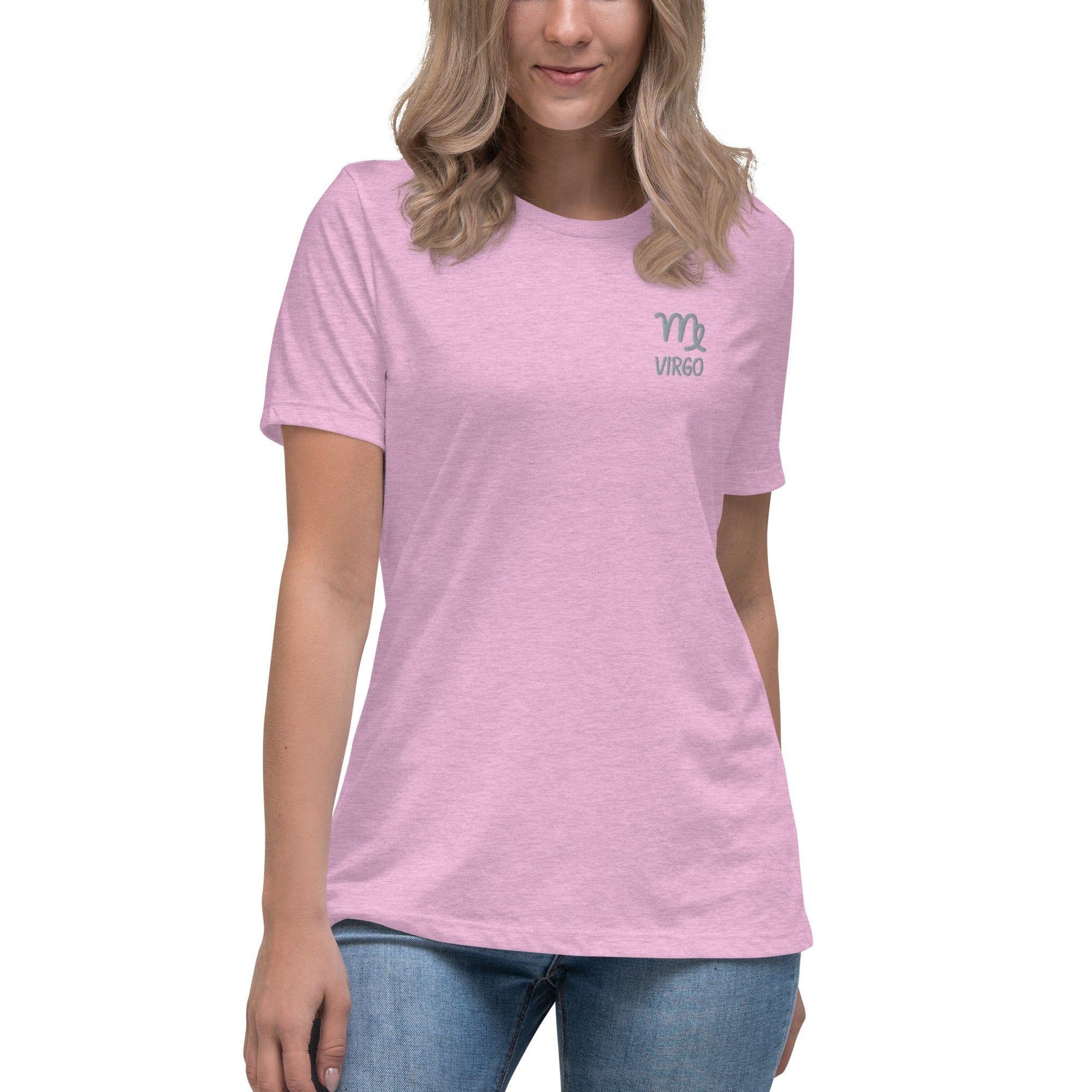 Besticktes Sternzeichen Jungfrau Damen-T-Shirt -- Besticktes Sternzeichen Jungfrau Damen-T-Shirt - undefined T-Shirt | JLR Design
