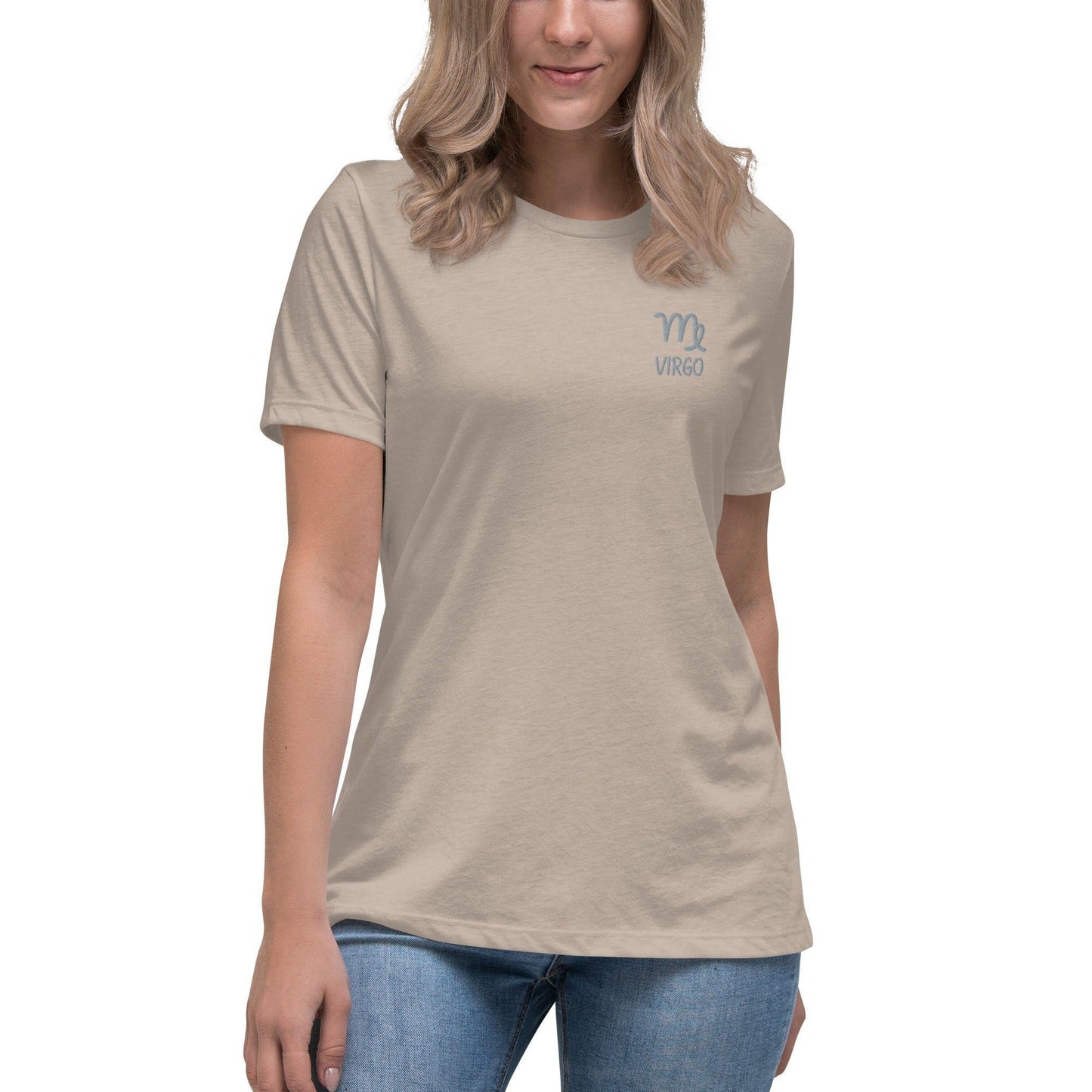 Besticktes Sternzeichen Jungfrau Damen-T-Shirt T-Shirt 38.99 bestickt, Jungfrau, Sign, Sternzeichen, Symbol, T-Shirt, Virgo, Zodiac JLR Design