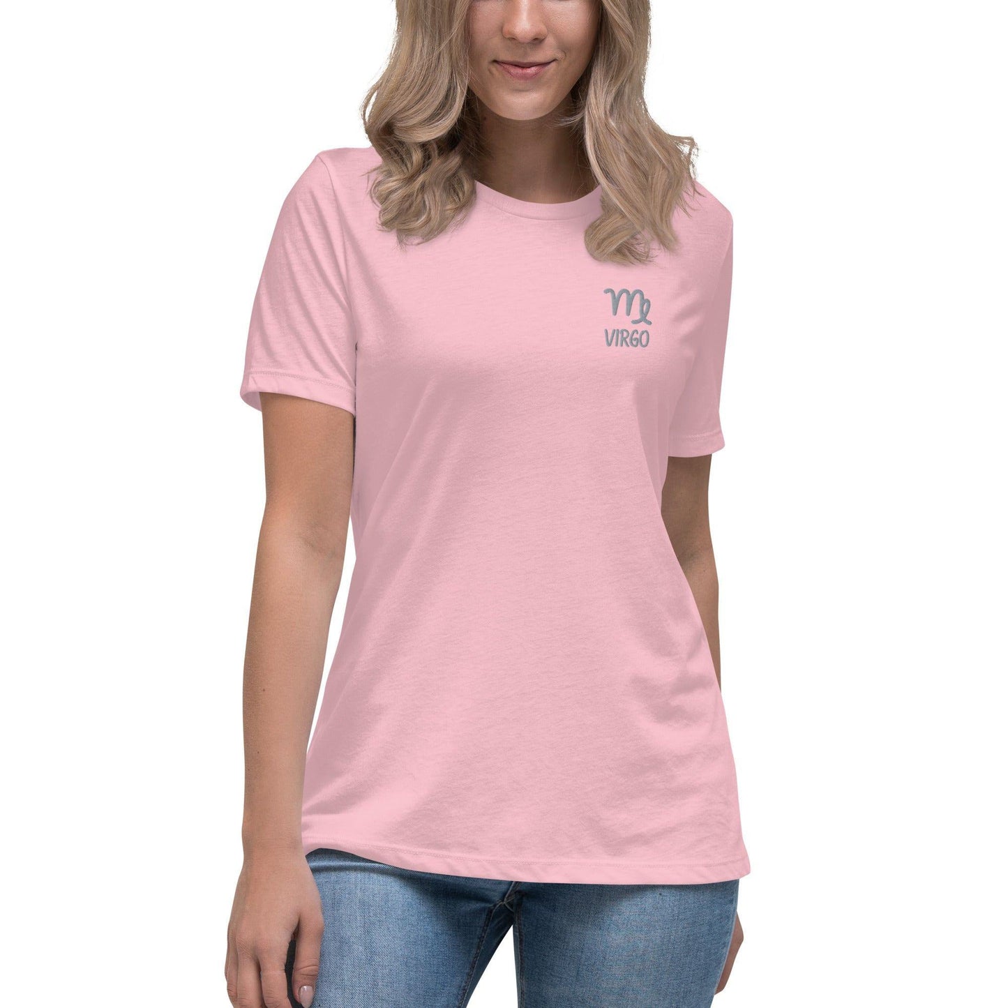 Besticktes Sternzeichen Jungfrau Damen-T-Shirt T-Shirt 38.99 bestickt, Jungfrau, Sign, Sternzeichen, Symbol, T-Shirt, Virgo, Zodiac JLR Design