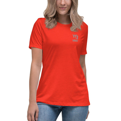 Besticktes Sternzeichen Jungfrau Damen-T-Shirt T-Shirt 38.99 bestickt, Jungfrau, Sign, Sternzeichen, Symbol, T-Shirt, Virgo, Zodiac JLR Design