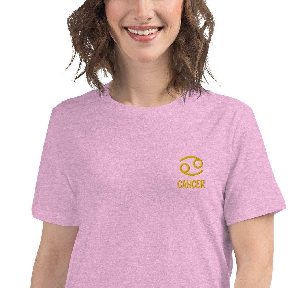 besticktes-sternzeichen-krebs-damen-t-shirt-t-shirt-jlr-design-82729 - JLR Design