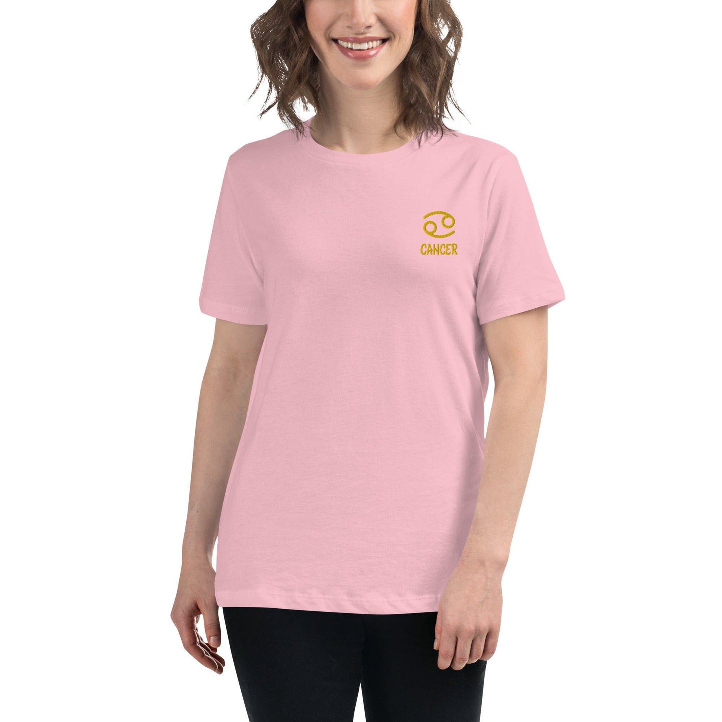 Besticktes Sternzeichen Krebs Damen-T-Shirt T-Shirt 38.99 Damen, Krebs, Sternzeichen, T-Shirt JLR Design